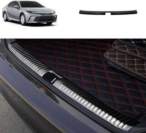 Rear Bumper Guard Protector Compatible with Toyota Camry 9TH GEN 2025 2026 Rear Trunk Bumper Cover Car Accessories Stainless Steel 2PC(Silver) in Kuwait
