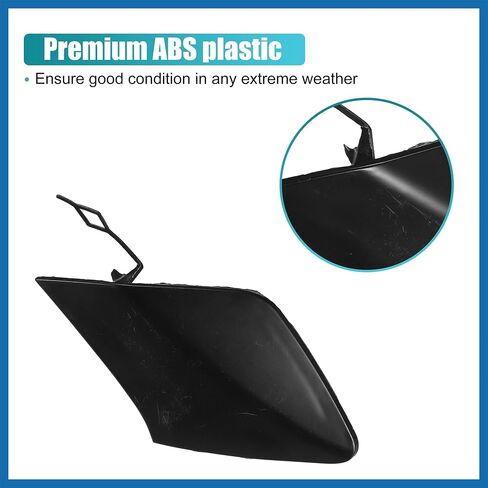 Unpainted Front Right Bumper Tow Hook Cover for Chevrolet Cruze L LS LT 2016-2018 Front Bumper Tow Hook Eye Cap No.84051802 Black Item Replacement in Kuwait