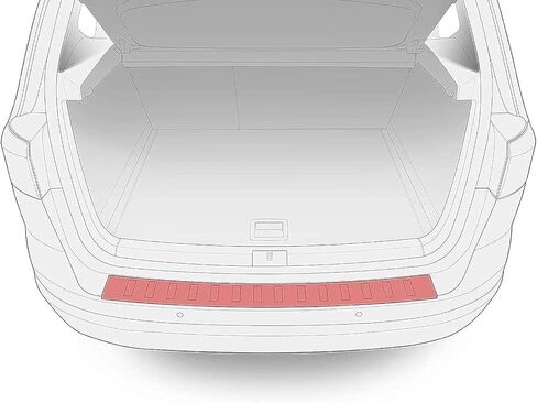 Car Stainless Steel Rear Bumper Protector, for Volvo XC60 2018-2024 Accessories, Auto Parts Tailgate Back Trunk Door Sill Cover Scuff Plate Strip Guard Protection in Saudi Arabia