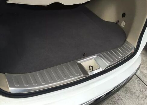 Car Accessories Fit for Nissan Murano 2015-2024 Stainless Steel Interior Rear Bumper Protector Plate Half Pack Cover Trim 1PC Set in Kuwait