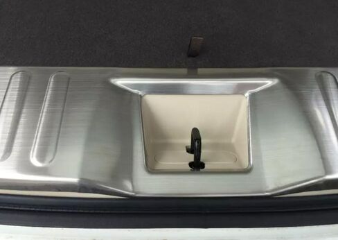 Car Accessories Fit for Nissan Murano 2015-2024 Stainless Steel Interior Rear Bumper Protector Plate Half Pack Cover Trim 1PC Set in Kuwait