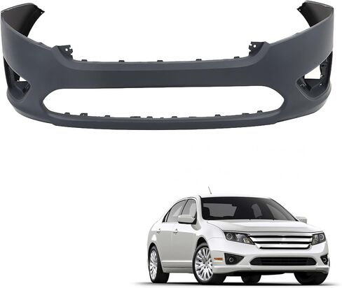 Plastics Front Bumper Cover Primed Replacement for 2010-2012 Fusion AE5Z17D957BAPTM FO1000650 in Kuwait