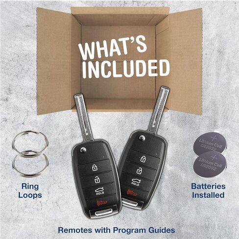 2X Keyless Entry Remote Car Flip Tip Key Fob for Kia (OSLOKA-875T) in Kuwait