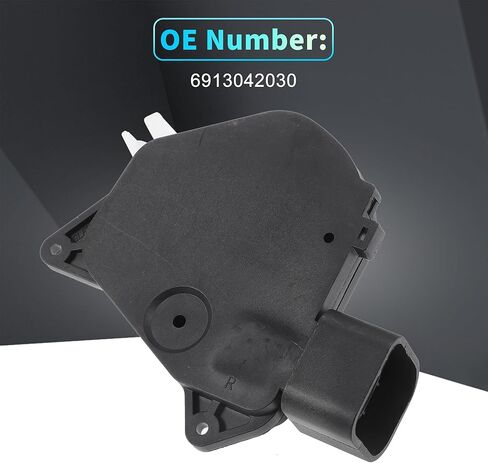 X AUTOHAUX Replacement Rear Right Passenger Side Power Door Lock Actuator Motor for Toyota RAV4 2001-2005 Door Latch Actuator Assembly Replace No.6913042030 Black in Kuwait