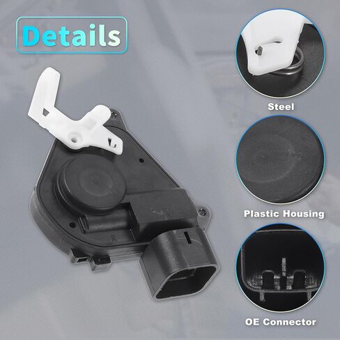 X AUTOHAUX Replacement Rear Right Passenger Side Power Door Lock Actuator Motor for Toyota RAV4 2001-2005 Door Latch Actuator Assembly Replace No.6913042030 Black in Kuwait