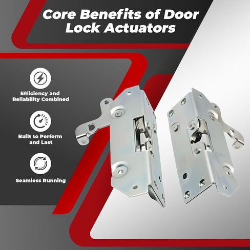 Nakkaa HLK2221 Door Latch Lock Right Passenger and Left Driver Side Compatible with Truck 359 370 377 378 379 20-08229L in Kuwait