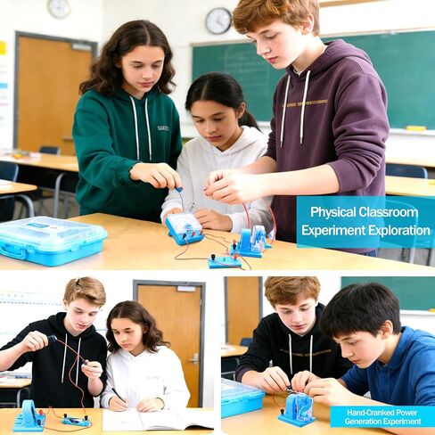 Physics Labs Basic Electricity & Magnetism Experiment Kit, STEM Electromagnetism & Elementary Electronics Learning Starter Set for High School Students Physics Science Lab Supplies in Saudi Arabia
