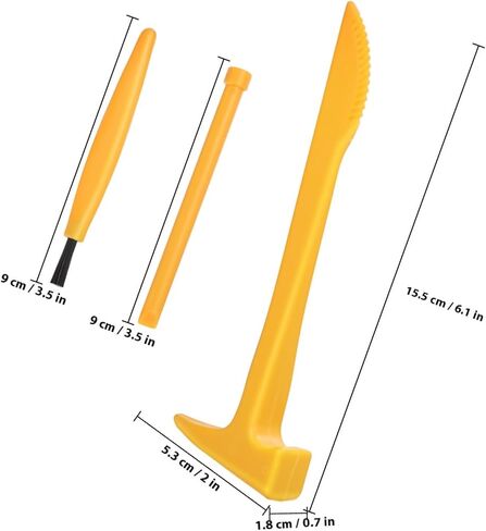 Garneck 30Pcs Digging Tools for Kids: Dinosaur Excavation Kit with Hammers Chisels Brushes 10 Each for Dig Eggs Gem Mining Science Toys Classroom Party Sandbox Play in Kuwait