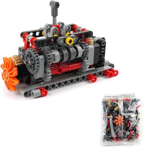 6-Speed Manual Transmission Model Kit with Differential Gear, STEM Educational Building Blocks, Mechanical Engineering DIY Project for Teens and Adults in Kuwait