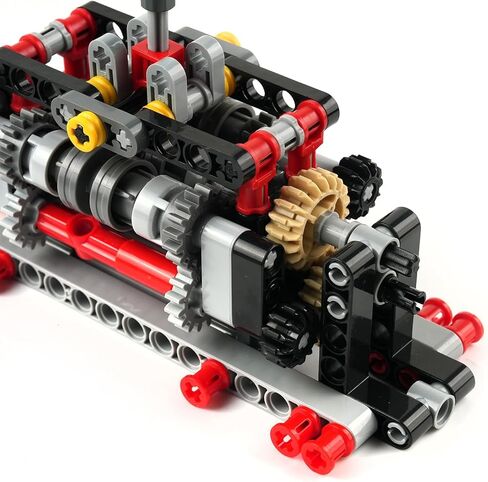 6-Speed Manual Transmission Model Kit with Differential Gear, STEM Educational Building Blocks, Mechanical Engineering DIY Project for Teens and Adults in Kuwait