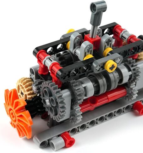 6-Speed Manual Transmission Model Kit with Differential Gear, STEM Educational Building Blocks, Mechanical Engineering DIY Project for Teens and Adults in Kuwait