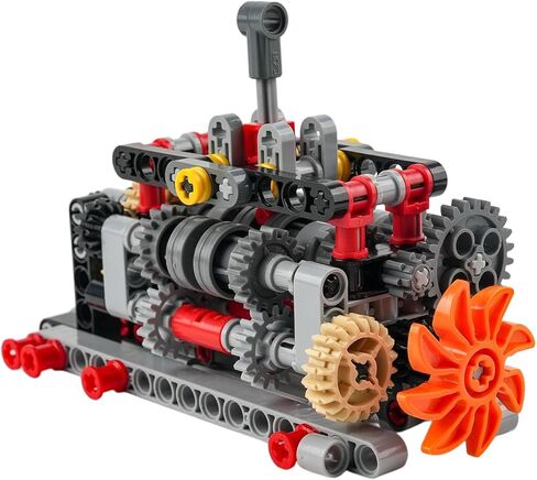 6-Speed Manual Transmission Model Kit with Differential Gear, STEM Educational Building Blocks, Mechanical Engineering DIY Project for Teens and Adults in Kuwait
