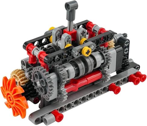 6-Speed Manual Transmission Model Kit with Differential Gear, STEM Educational Building Blocks, Mechanical Engineering DIY Project for Teens and Adults in Kuwait