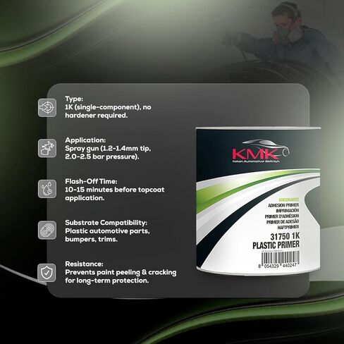 KMK 31750 1K Plastic Primer - 750ML – High-Adhesion Single-Component Primer for Plastic Surfaces in Saudi Arabia