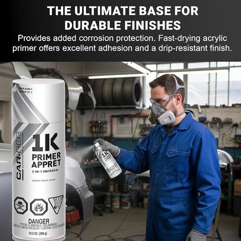 CAR-REP 2-in-1 Universal Primer White 400ml in Saudi Arabia