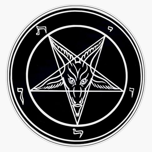 ملصق فينيل مغناطيسي من MAGNET Baphomet مقاس 5 بوصة in Kuwait