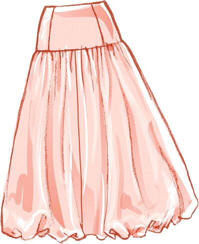 McCall's M8583H5 Misses' Lined and Flared Skirt Sewing Pattern Packet, Design Code M8583, Sizes 6-8-10-12-14 in Saudi Arabia