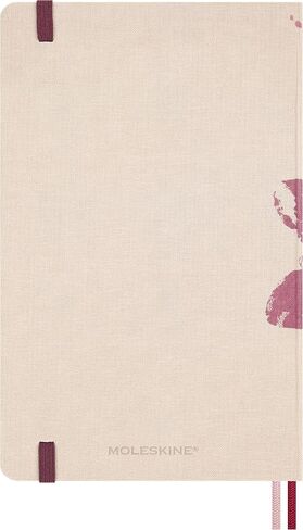 Moleskine Limited Edition Sakura 2026 Blossom Notebook، غطاء صلب، كبير (5 × 8.25 بوصة)، مسطر/مبطن، وردي مع لمسات ذهبية، 176 صفحة in Kuwait