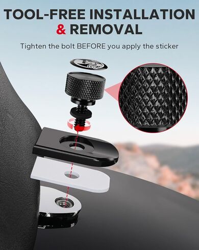 Amazicha Stainless Steel Seat Bolt Skull Pattern Tab Screw Mount Knob Cover Compatible for Harley Davidson Sportster Softail Touring Dyna 1996-2026 Black in Kuwait
