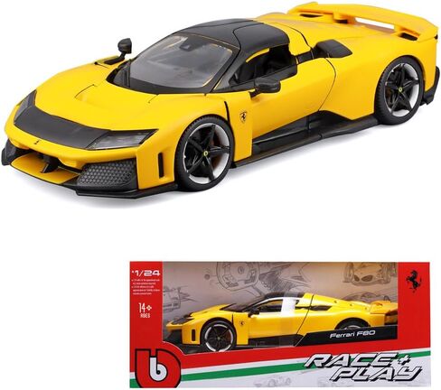 1:24 Model Car Compatible with Ferrari F80 Race & Play Diecasts Vehicles Car Model 26034 (1/24 F80 Red) in Kuwait