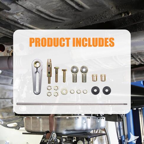 Adjustable Transmissions Column Shift Linkage Kit Compatible with 350 400 700R4 4L60 4L60E 4L80E Replace#ACA-1800 CB5010 D292-SHLTH400 in Kuwait