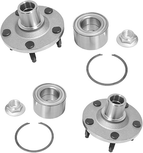PM Auto Pair of 2 Front Wheel Hub Bearing Assembly Compatible with 2001-2012 Ford Escape in Kuwait