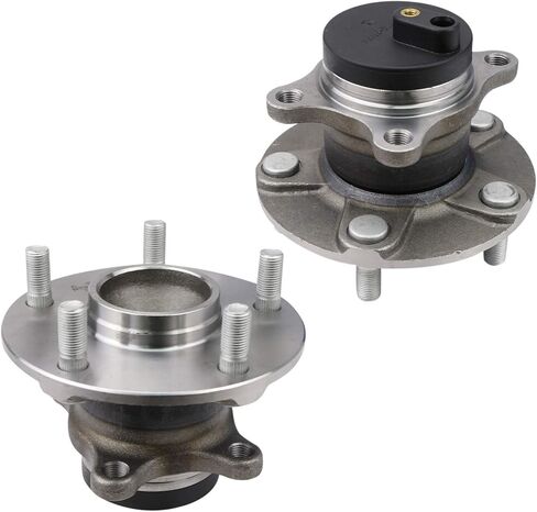 Pair 2 Rear Wheel Bearing and Hub Assemblies for 2008-2013 Suzuki SX4 2WD in Kuwait