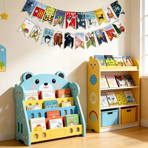 20 Pieces Book Banner Library Decor Book Themed Party Decorations Book Birthday Party Decorations Classroom Decor (Double Sided Printing) in Saudi Arabia