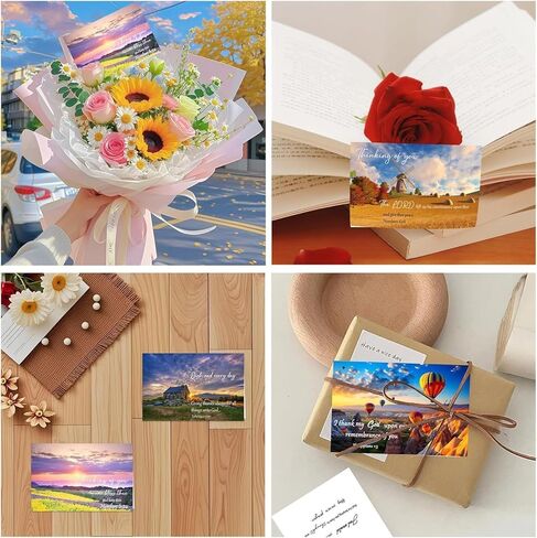 50 Pcs Religious Thinking of You Cards Bulk with Envelopes Scripture Verses Christian Greeting Blessings Cards Faith Based Inspirational 10 Designs 5.9 x 7.87 Inch Thinking of You Greeting Card with Envelopes in Saudi Arabia