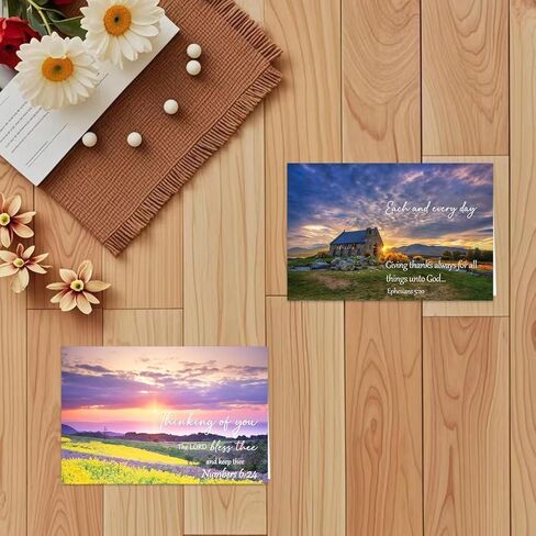 50 Pcs Religious Thinking of You Cards Bulk with Envelopes Scripture Verses Christian Greeting Blessings Cards Faith Based Inspirational 10 Designs 5.9 x 7.87 Inch Thinking of You Greeting Card with Envelopes in Saudi Arabia