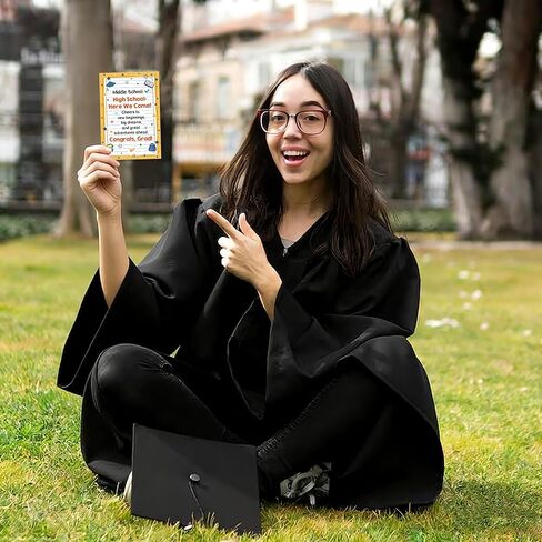 Middle School Graduation Gift Card for Teenagers, 8th Grade Graduation Gifts for Boys Girls, High School Here We Come Congrats Grad Card with Envelope, Funny Greeting Cards for Graduates in Saudi Arabia