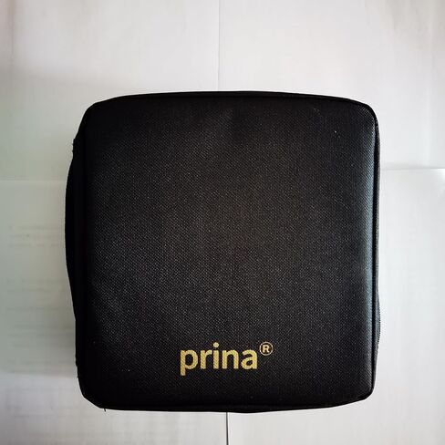 PRINA Pen and Pencils Case，120 Slots Large Capacity Pencil and Pen Marker Case, Portable Nylon Pencil Holder Stationery Organizer with Compartments for Office and Travel, Black in Saudi Arabia