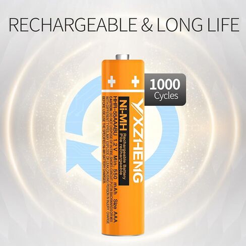4pcs HHR-55AAABU AAA 1.2v Battery for Panasonic Cordless Wireless Phone Telephone Handset DECT 6.0 550mAh Rechargeable NI-MH in Kuwait