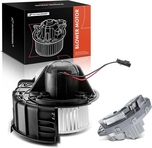 A-Premium HVAC Heater Blower Motor and Resistor Assembly Compatible with BMW Vehicles - X5 2007-2013, X6 2008-2014, Sport Utility - Front Side, Replace # 64119222072, 64119265892, 2-PC Set in Kuwait
