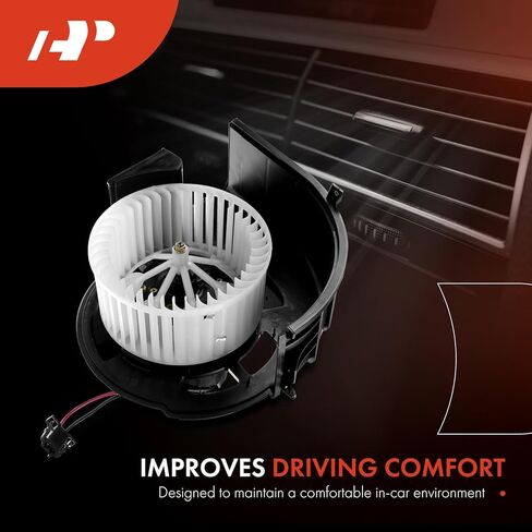 A-Premium HVAC Heater Blower Motor and Resistor Assembly Compatible with BMW Vehicles - X5 2007-2013, X6 2008-2014, Sport Utility - Front Side, Replace # 64119222072, 64119265892, 2-PC Set in Kuwait