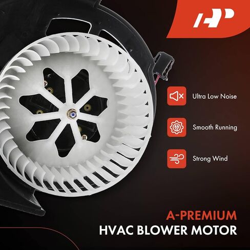 A-Premium HVAC Heater Blower Motor and Resistor Assembly Compatible with BMW Vehicles - X5 2007-2013, X6 2008-2014, Sport Utility - Front Side, Replace # 64119222072, 64119265892, 2-PC Set in Kuwait