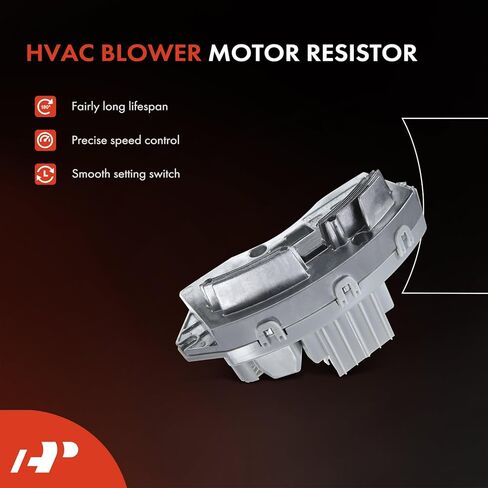 A-Premium HVAC Heater Blower Motor and Resistor Assembly Compatible with BMW Vehicles - X5 2007-2013, X6 2008-2014, Sport Utility - Front Side, Replace # 64119222072, 64119265892, 2-PC Set in Kuwait