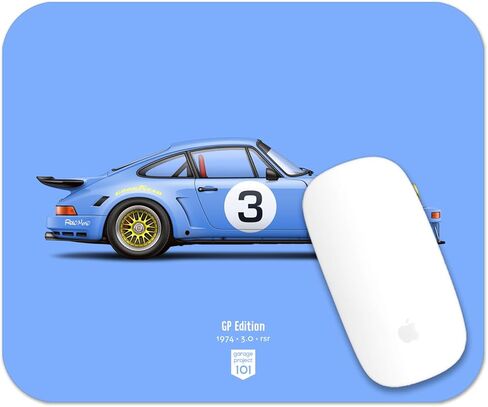 1974 Classic 911 Carrera 3.0 RSR (GP Edition) Illustration Mouse Pad in Saudi Arabia