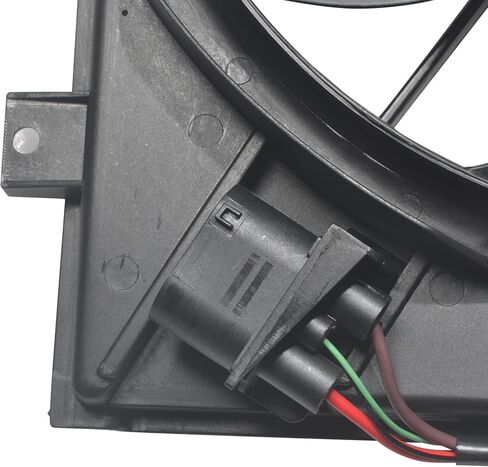 Radiator Engine Cooling Fan Assembly Compatible with 2006-2015 Passat 2010-2013 Golf 2012-2014 Beetle 2006-2014 GTI 2005-2013 Jetta 1.8L 1.9L 2.0L 3.6L, Automotive Cooling Fans Replace VW3115114 in Saudi Arabia