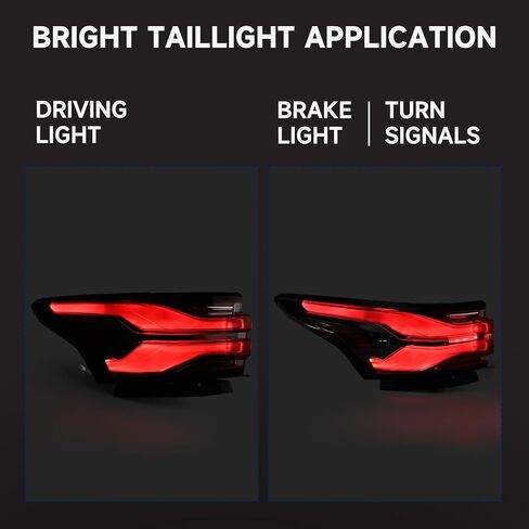 Tail Light Assembly Compatible with 2022 2023 Chevy Traverse, Fit 2024 Traverse Limited Type-Left Taillamp with Bulbs Taillights Left Driver Side Replace Numbers:GM2804151 86785340 in Saudi Arabia