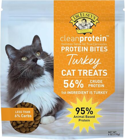 Dr. Elesy's Protein Bites Turkey Cat Treats 6oz in Saudi Arabia