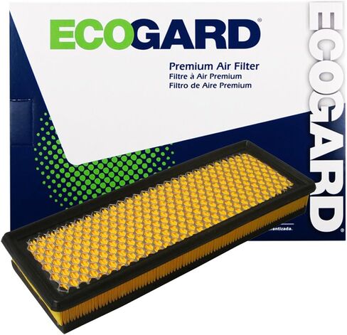 ECOGARD XA6184 Premium Engine Air Filter Fits 2012-2019 Fiat 500 in Kuwait