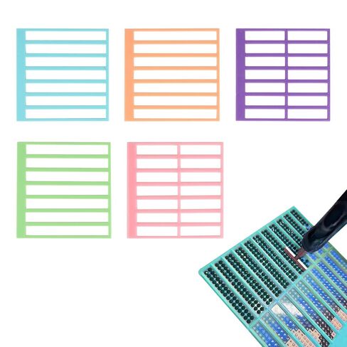 5 Pack Diamond Painting Ruler Set, Alignment Tools for Straightening Round or Square Drills, Diamond Art Accessories for Beginners & DIY Enthusiasts in Saudi Arabia