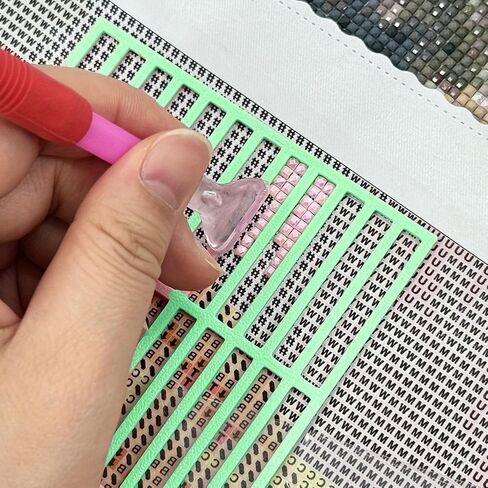 5 Pack Diamond Painting Ruler Set, Alignment Tools for Straightening Round or Square Drills, Diamond Art Accessories for Beginners & DIY Enthusiasts in Saudi Arabia
