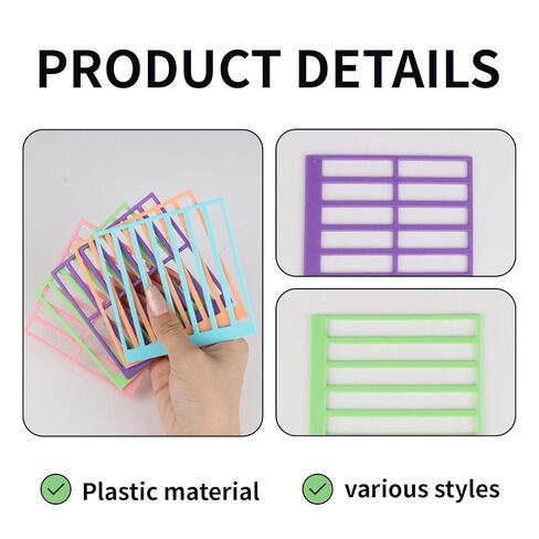 5 Pack Diamond Painting Ruler Set, Alignment Tools for Straightening Round or Square Drills, Diamond Art Accessories for Beginners & DIY Enthusiasts in Saudi Arabia