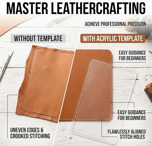RIVEENY Shoulder Bag Handbag Acrylic Template Leather Pattern Acrylic Leather Patterns Templates for Women's Shoulder Bags (AAB-579) in Kuwait