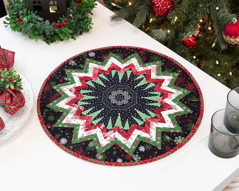 Point of View Kaleidoscope Folded Star Table Topper Pattern in Saudi Arabia