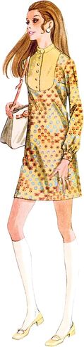 McCall's M8621Y5 Misses' Vintage 1960's Shirtdresses Sewing Pattern Packet, Design Code M8621, Sizes 18-20-22-24-26 in Saudi Arabia
