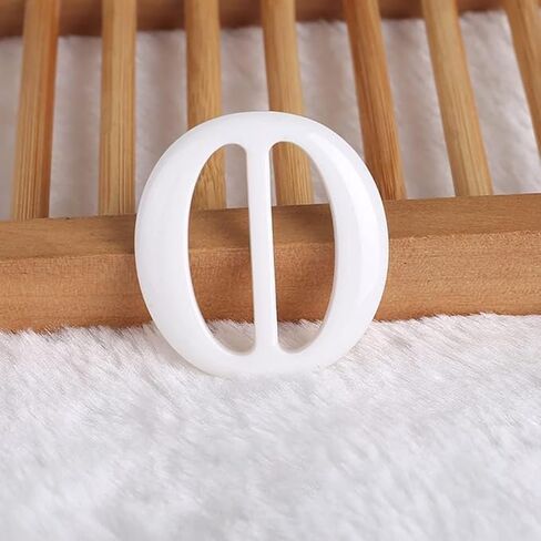 6 Pcs 5CM Fashion Resin T Shirt Clips, Neckerchief Clasps for Women Girls, Simple Tee Shirt Rings Clasps, Elegant Scarf Buckles, Waistband Neckerchief Clasps, Clothes Accessories in Kuwait