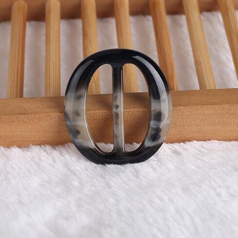 6 Pcs 5CM Fashion Resin T Shirt Clips, Neckerchief Clasps for Women Girls, Simple Tee Shirt Rings Clasps, Elegant Scarf Buckles, Waistband Neckerchief Clasps, Clothes Accessories in Kuwait